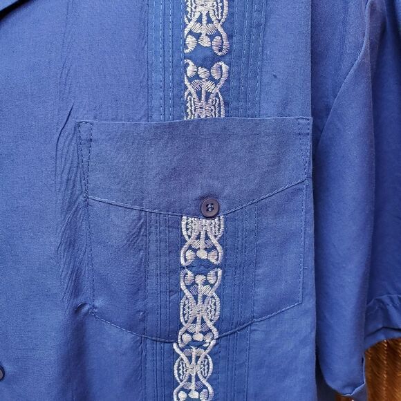Maximos USA Yucatan Blue Shirt L - Picture 5 of 7